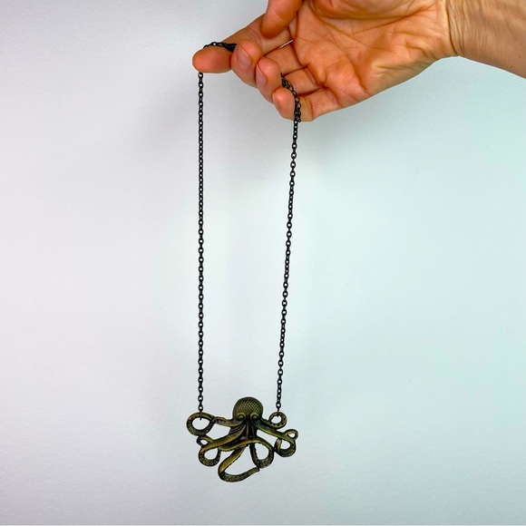 Jewelry - Brass Octopus Chain Necklace